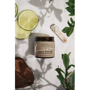Coconut and Lime Body Cream / Calming and Moisturizing 120ml