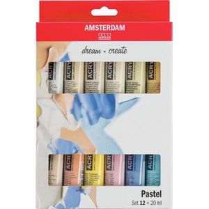 Amsterdam Standard Series acrylverf pastel set | 12 × 20 ml