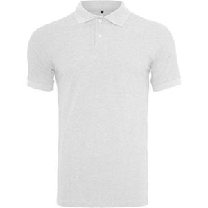 Build your Brand Polo Piqué Shirt BY008 - White - S