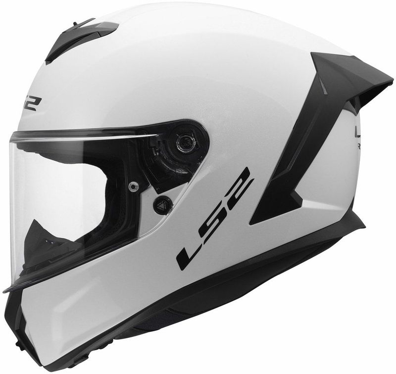LS2 FF820 Rapid III helm Solid glans wit XS