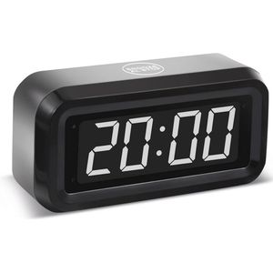 Digitale Wekker met LED-Display en Instelbare Helderheid voor Slaapkamer