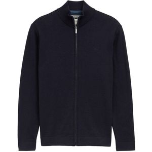 Tom Tailor - BASIC KNIT JACKET - Regular Fit - Blauw - Heren Cardigan