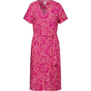 Street One Button through Viscose Shirt Dress Dames Jurk - magnolia pink - Maat 38