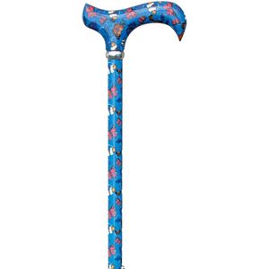 Classic Canes - Wandelstok - Vlinders - Verstelbaar - Lengte 73 tot 95 cm - Aluminium