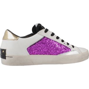 Crime London - Distressed Sneakers - Veelkleurig - Leer