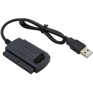 Thelau - USB 2.0 naar IDE SATA adapter converter kabel voor harde schijven - 2,5 3,5 inch HDDs SSDs