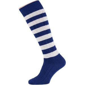 Soccer Socks - Kobalt Blauw/Wit - Maat 41-47