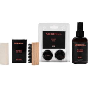 Merrell Set -Schoenverzorging - Block & Brush/ Rain & Stain/ Freshener Balls - Voor de verzorging van Suède en Nubuck schoenen