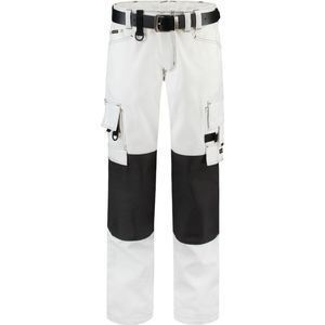 Tricorp 502009 Werkbroek Cordura Canvas - Wit/Donkergrijs - 27