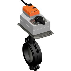 Belimo Vlinderklep DN125/PN16 Wafer 24VAC/DC Modulerend 2-10V GGG40 EPDM IP54 ISO 5211 150s 90Nm D6125N/DR24A-SR-7 - V2X45