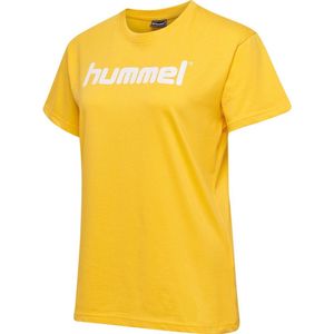 Hummel - hmlgo Cotton Logo - T-shirt - Zwart - Jersey