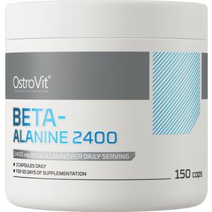 OstroVit - Beta-Alanine - 2400 mg - 150 Capsules - alanine supplement - Aminozuren