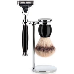 MÜHLE -Scheerset 3-delig Sophist - Zwart Mach3