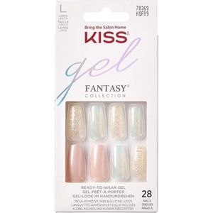 Kiss Gellak Glam Fantasy Nails - Kunstnagels - 28 stuks - Nepnagels - Higher Love