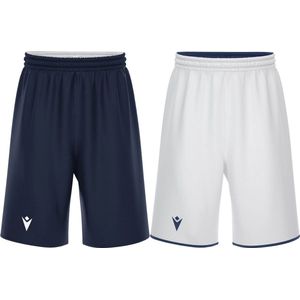 Macron X500 Reversible Short Kinderen - Marine / Wit | Maat: 7-8 Y