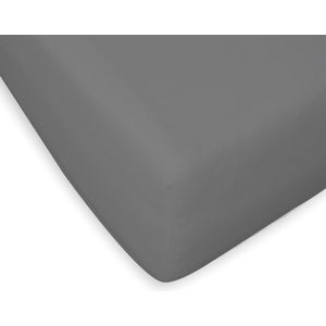 Briljant Home - Hoeslaken voor Topdekmatras - Antraciet - 90x200 - Percal - 1-persoons