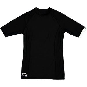 JUJA - UV-Zwemshirt met korte mouwen voor vrouwen - UPF50+ - Solid - Zwart - maat L (40)