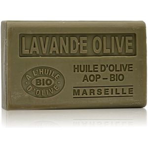 4x Savon de marseille biologische olijfzeep met lavendel -AOP - franse zepen - biologisch -