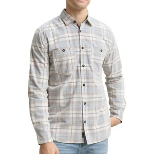 Tom Tailor - Overhemd - Ecru - Coruduroy Check