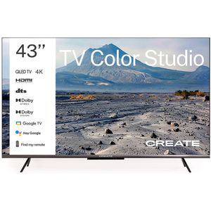 CREATE - QLED 4K 43"" Smart TV met antireflectiescherm en gekleurde lijst - TV COLOR STUDIO