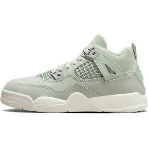 Nike Jordan 4 Retro - Kinder - Sneaker - Mintgroen - Maat 35 - Doos zonder deksel