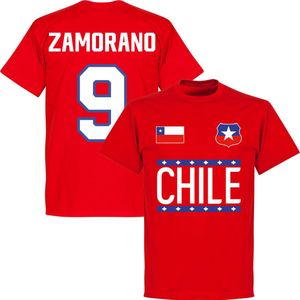 Chili Zamorano Team T-Shirt - Rood - Kinderen - 98