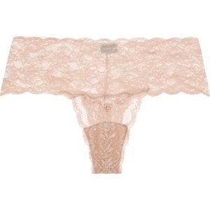 Cosabella - Never Say Never Comfie String Blush - maat M/L - Beige