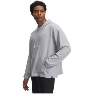 Under Armour - Rival Waffle Hoodie - Grijs - Regular Man