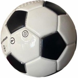 Doppler Zwart-Wit Mini Voetbalbal Bluetooth Speaker - Draadloze Muziek Box
