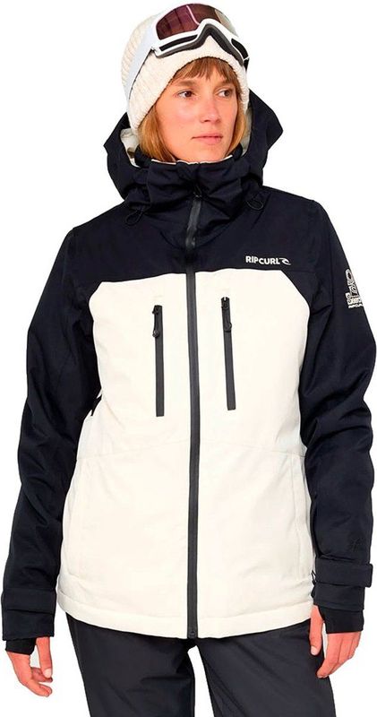 Rip Curl Womens Anti Series Relax Jacket 20K/20K Ski-jas (Dames |wit/zwart |waterdicht)