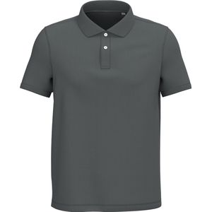 Native Spirit Ecologische herenpolo in piquétricot NS207 - Iron Grey - XL