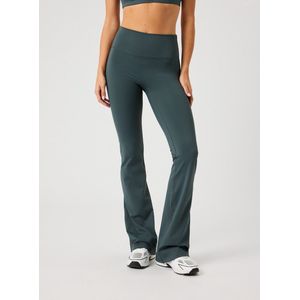 Björn Borg Sportbroek Wijde Pijp Dames - Flare Tight - Gerecycled Polyester - Urban Chic - Maat L