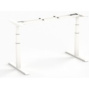 Stabureau - SteelForce 470 - Alleen frame Wit - Elektrisch