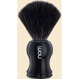 Nom Scheerkwast Gustav zwart (Black Fibre)