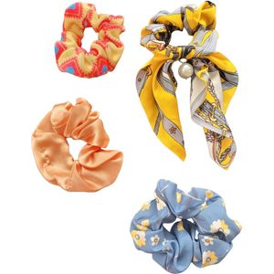 oDaani Scrunchie – 4 stuks – Haarelastiek - Comfortabel – Makkelijk – Hoge kwaliteit