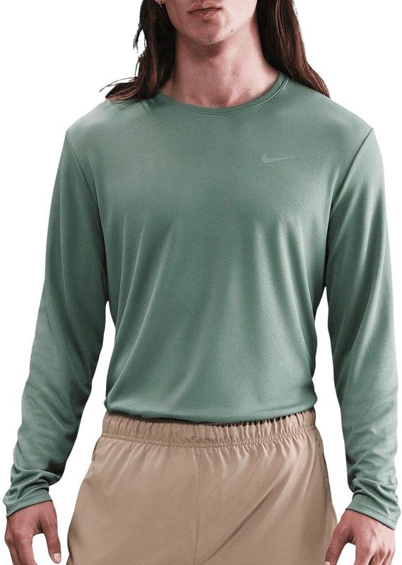 Nike - Dri-FIT UV Miler - Longsleeve Shirt - Groen - Heren