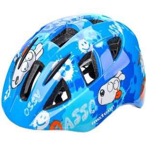 Meteor - Fietshelm - PNY11 - maat S 43-48 cm, honden, blauw