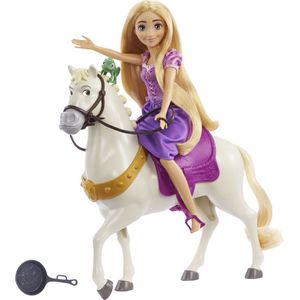 Disney Princess - Pop met paard - Prinses Rapunzel met Maximus