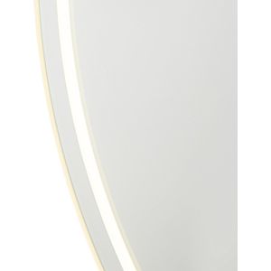 QAZQA sebas - Moderne LED Dimbare Spiegel verlichting met Dimmer voor binnen voor badkamer - 1 lichts - D 3 cm - Transparant -