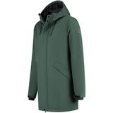 Travelin' - Enok - Softshell Winterjas - Donkergroen - Gevoerd