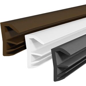 DQ-PP Vleugelfalzdichting, Zwart, 5 meter, TPE-rubber, SFD-14, Raamafdichting Deurafdichting Falzdichting Rubberafdichting Vleugelfalzdichting Deurafdichting Houten ramen