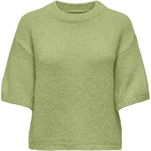 Jacqueline de Yong Trui Jdylinea Pullover O-neck Knt No 15367237 Tarragon Dames Maat - XS