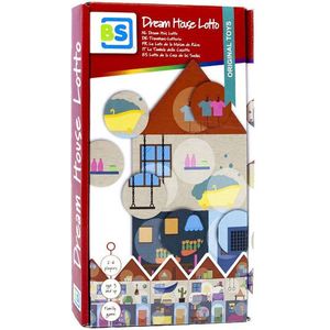 BS Toys Dream House Lotto - Kinderspel | Bouw je eigen droomhuis met dit educatieve loterijspel | Geschikt voor kinderen vanaf 4 jaar