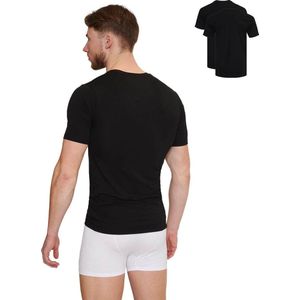 Van Harvey premium duurzaam T shirt - Ronde Hals -  Zwart - Maat M