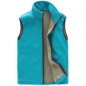 Unisex Mouwloos Fluwelen Thermisch Vest voor Outdoor Activiteiten