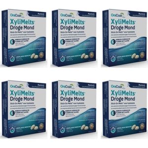 OraCoat - XyliMelts - Muntvrij - Voordeelverpakking - 6 x 40 Smelttabletten - Tegen Droge Mond
