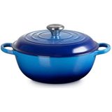 Le Creuset - Signature - Marmite Braadpan - Azure - Ø26cm - 4.1L