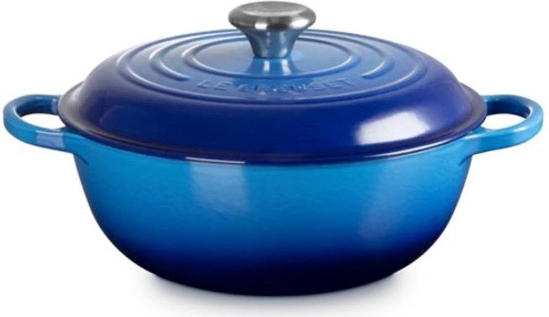 Le Creuset - Signature - Marmite Braadpan - Azure - Ø26cm - 4.1L