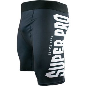 Super Pro Combat Gear Compression Short Zwart/Wit Medium