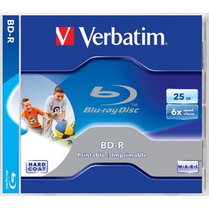 Verbatim 43712 Lees/schrijf blu-ray disc BD-R 25 GB